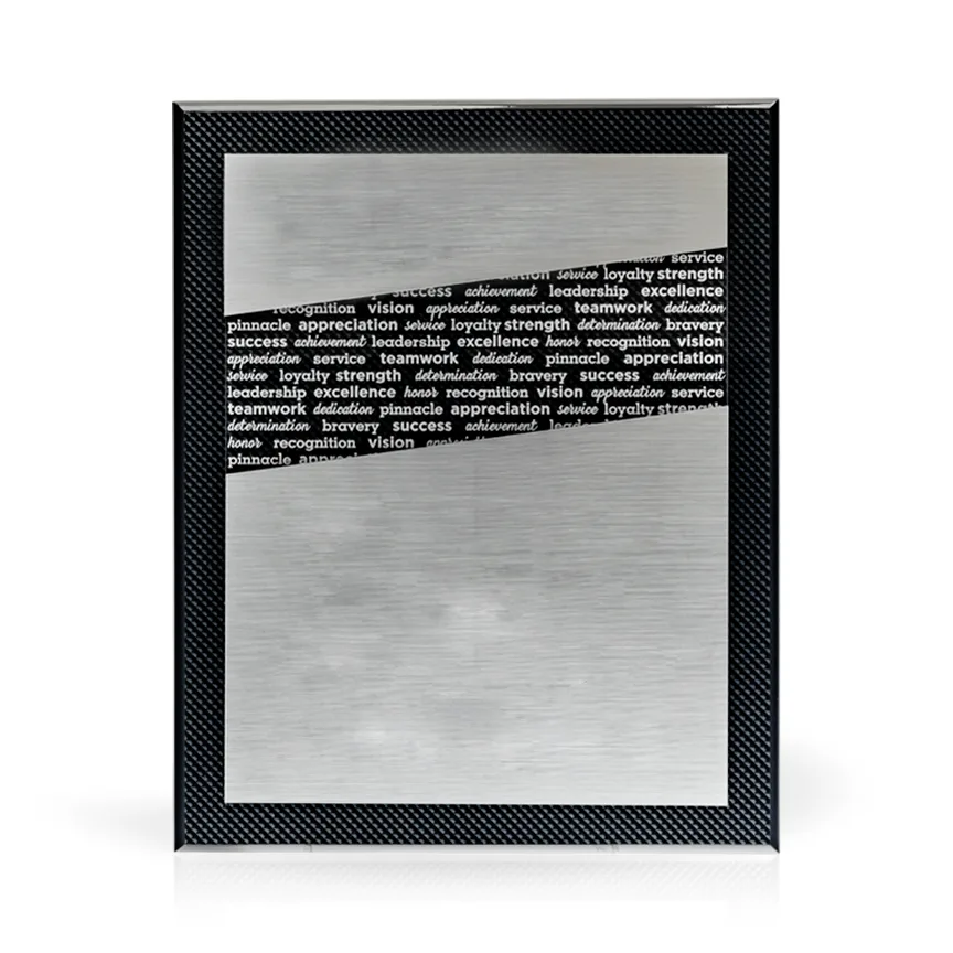 Graphite Words of Appreciation Plaque, 10.5" x 13" view 2