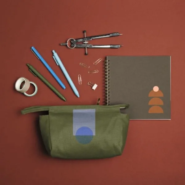 Jetsetter Small Colored Canvas w/Leather Tab