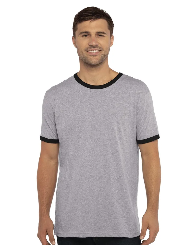 Next Level Apparel® Unisex Cotton Ringer T-Shirt view 2