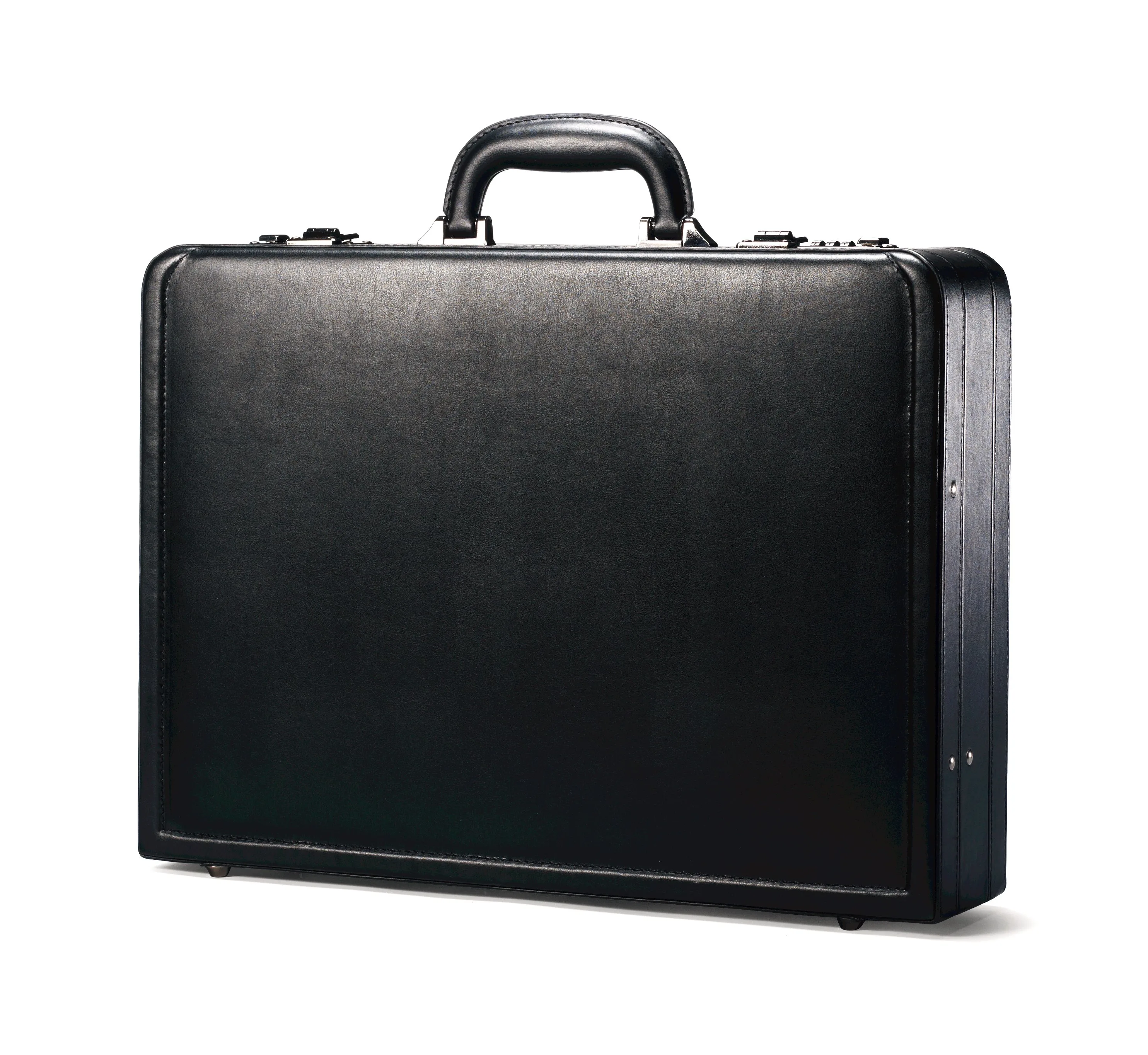 Samsonite® Leather Attache Business Case - Black