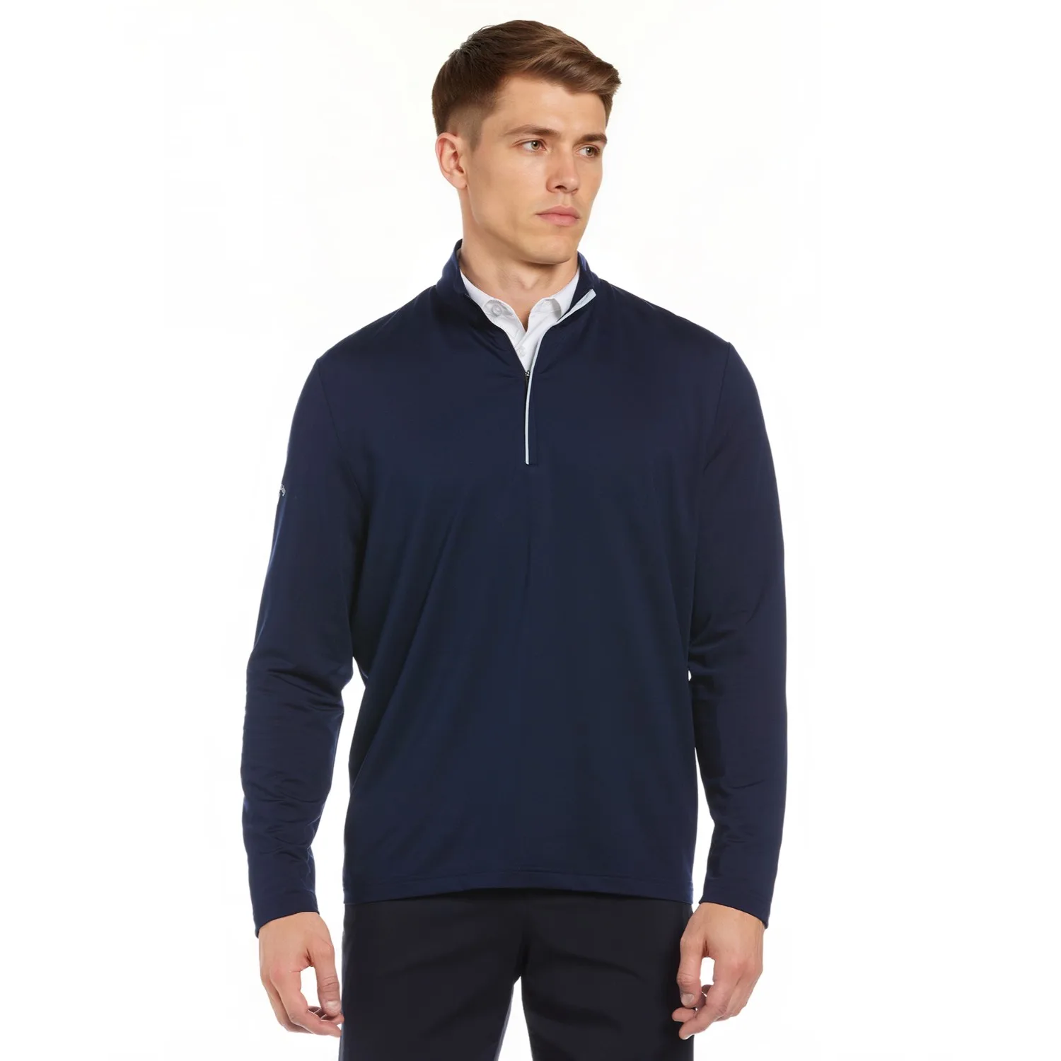 Callaway® UPF50 French Terry Men's Performance 1/4-Zip with Custom Logo view 4