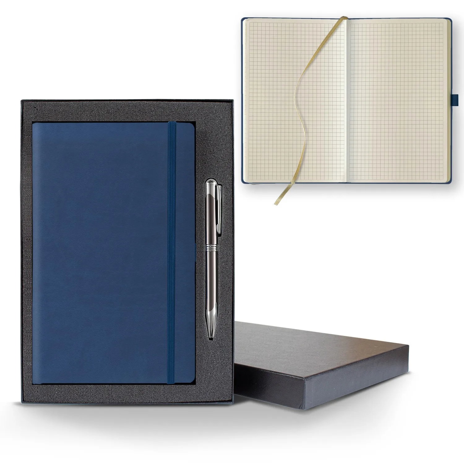 Castelli Tucson Medio Graph Ivory Page Journal Gift Set view 2