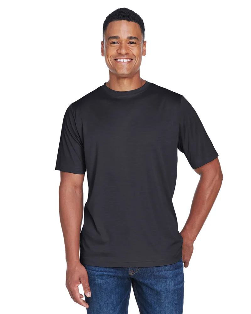Team 365 Men's Sonic Heather Performance Short Sleeve T-Shirt view 2