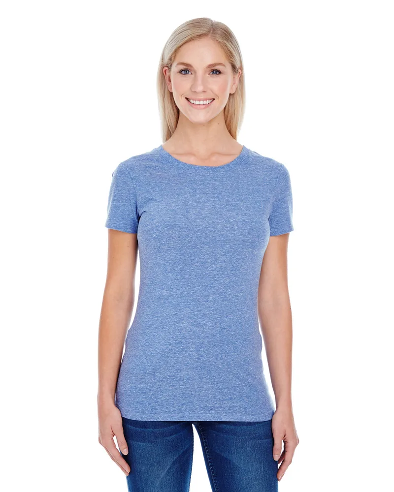THREADFAST Ladies' Triblend Short-Sleeve T-Shirt view 6