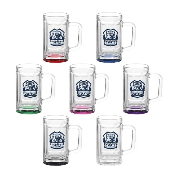 Chug 15 oz. Sports Fan Glass Beer Mug view 2