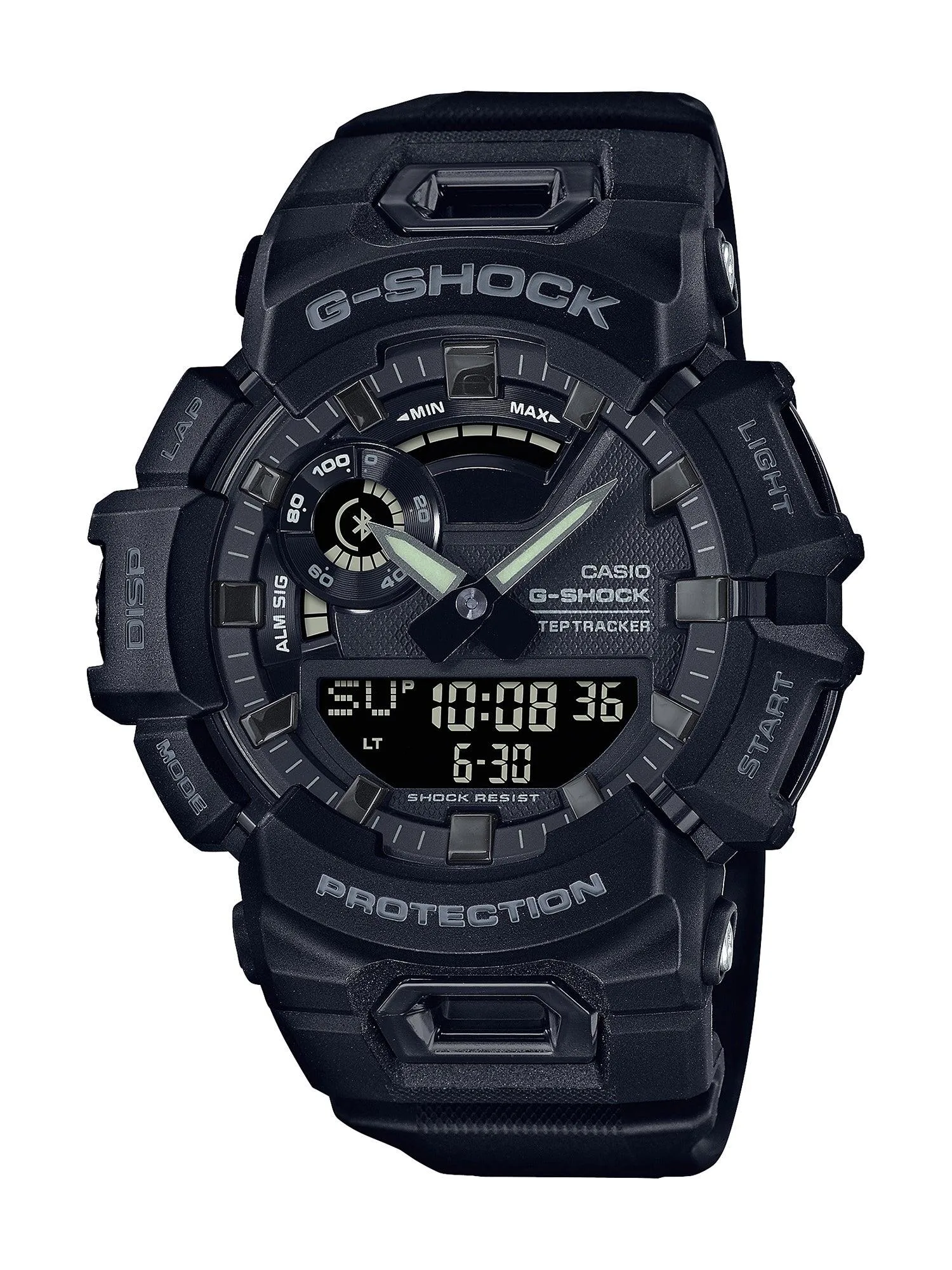 G-Shock Mens G-Squad Smartphone Link Black Resin Smartwatch Black Dial