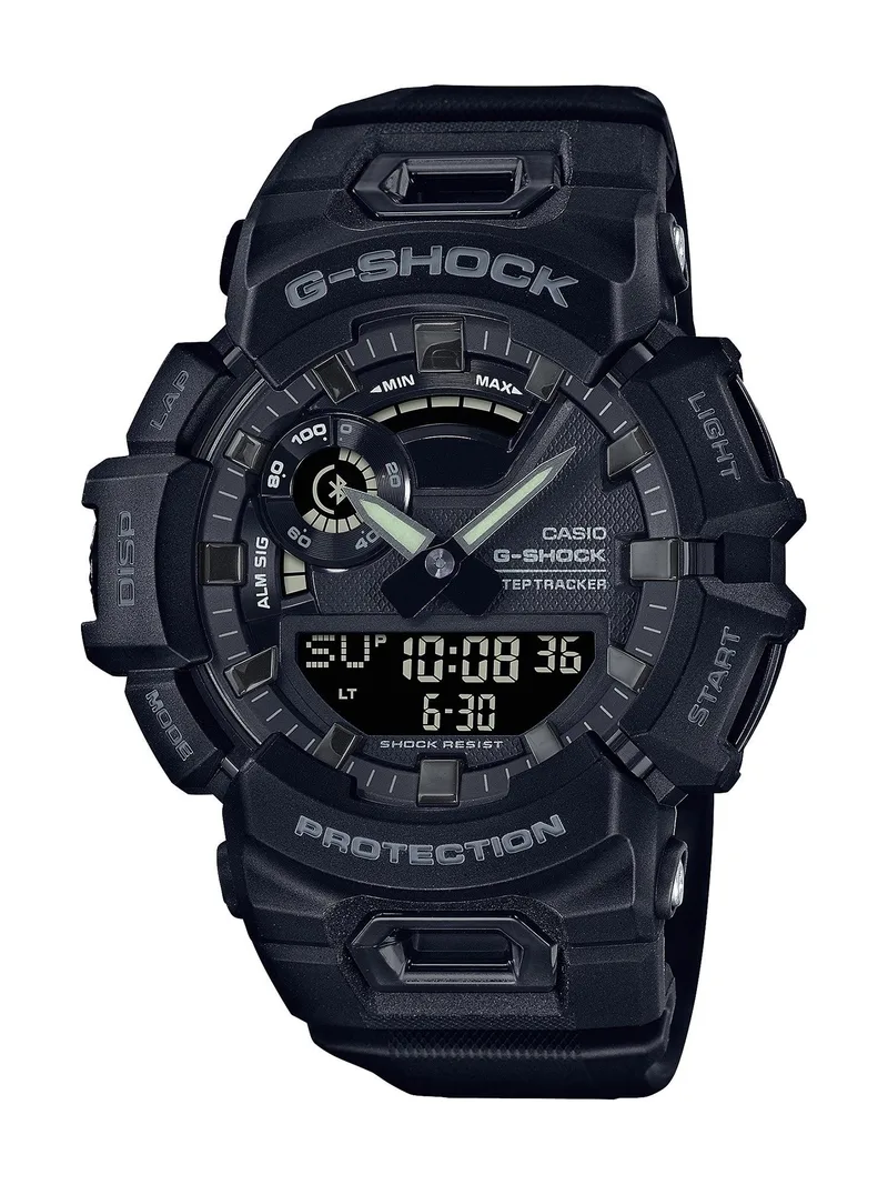 G-Shock Mens G-Squad Smartphone Link Black Resin Smartwatch Black Dial