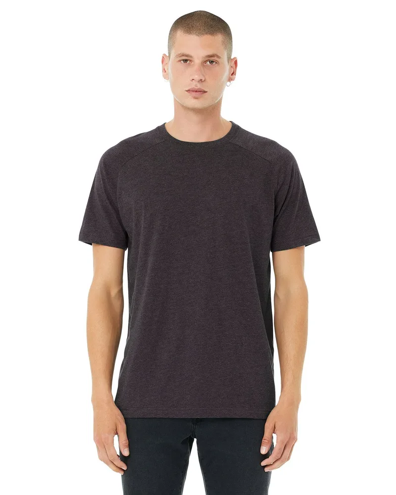 Bella+Canvas® Men's Heather CVC Raglan T-Shirt