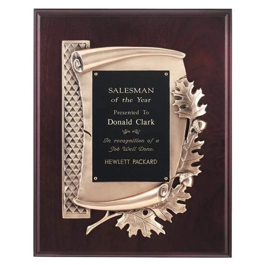 Oak Leaf Plaque