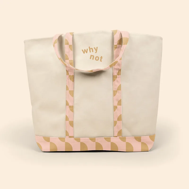 4CP Trim Morris Tote - Extra Large Zippered