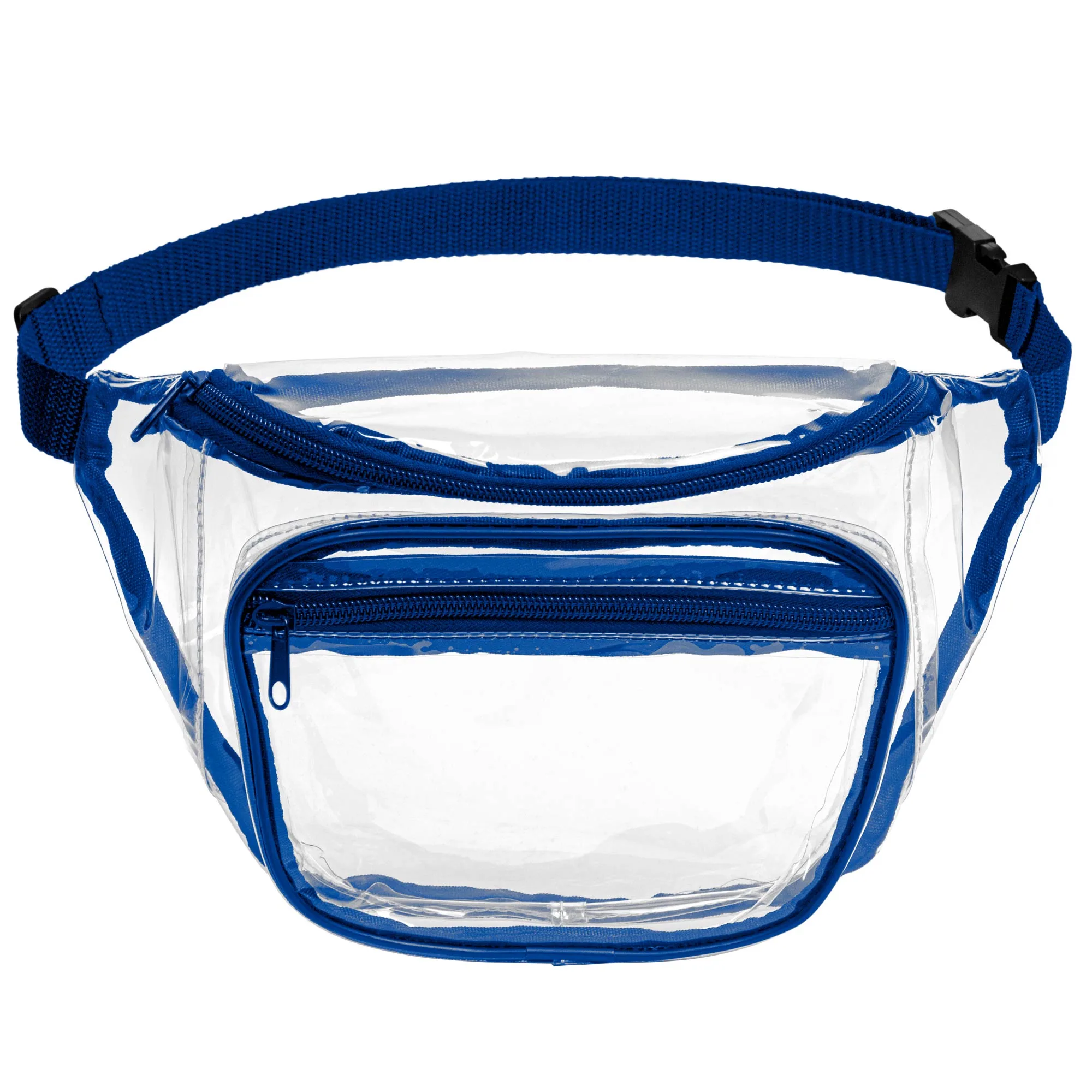 Two Pocket PVC Fanny Pack w/ Zipper view 4