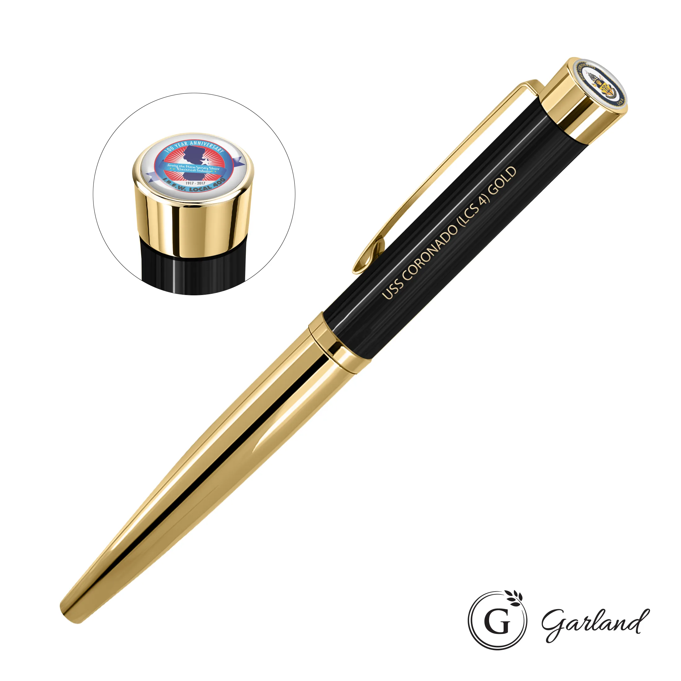 Custom, Felt Tip, Gold, Black / Gold