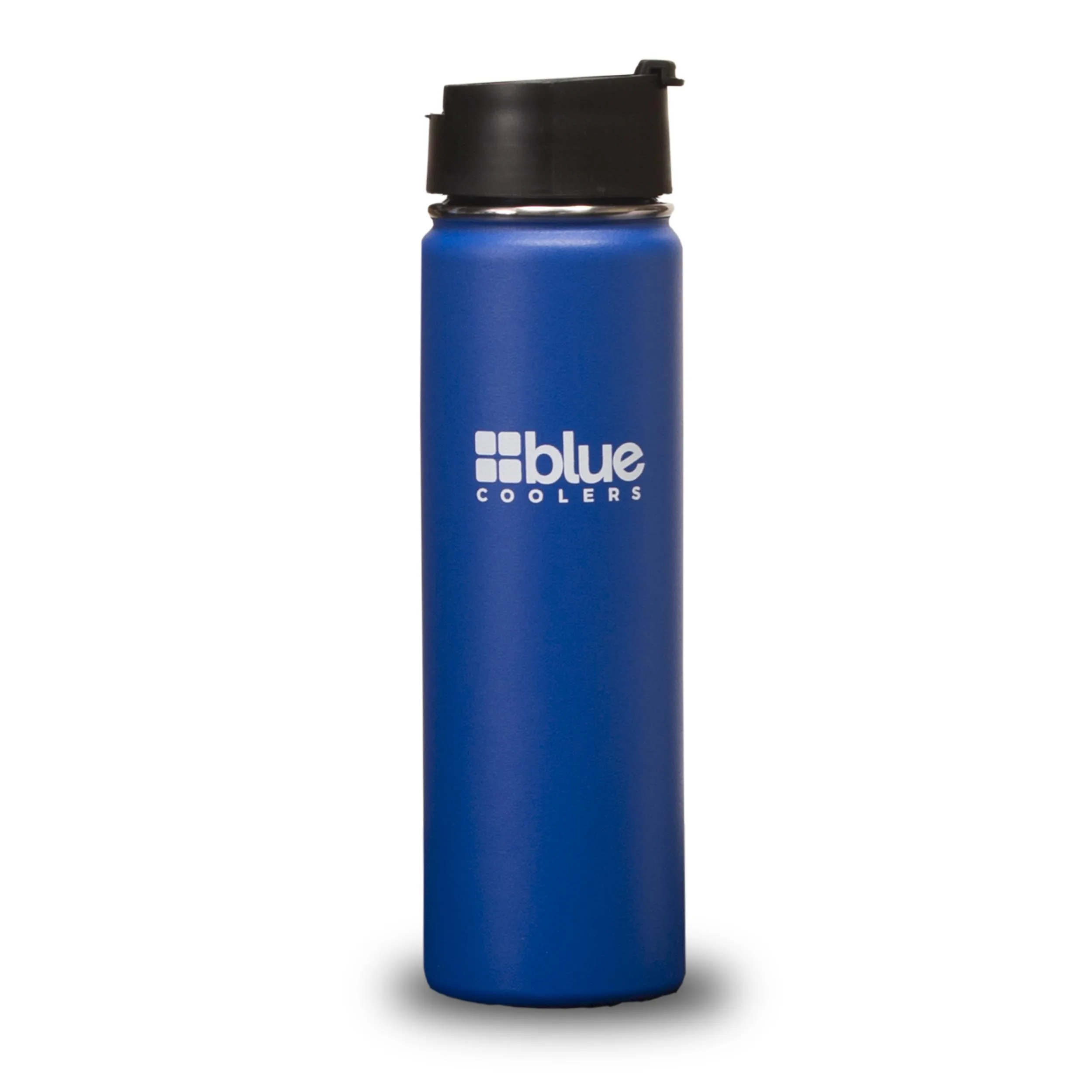 Blue Coolers 20 Oz. Flask (Slide) - Blue