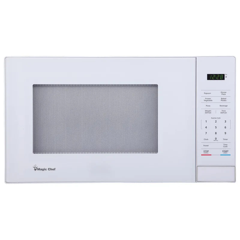 Magic Chef 1.1 Cu. Ft. White Microwave Oven