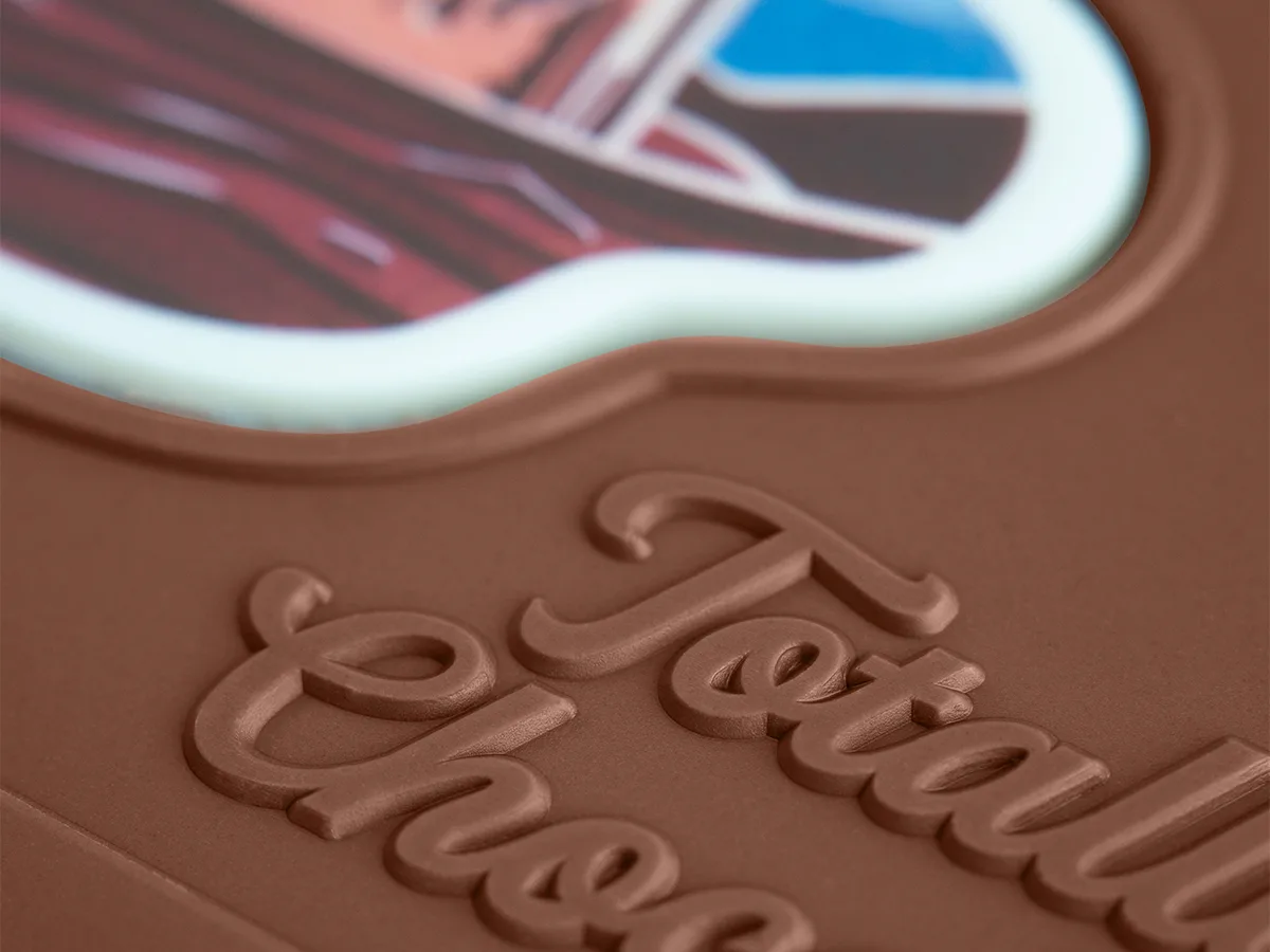 Giant 2lb. Engraved Combo Chocolate Bar with Classic Custom Packaging view 7