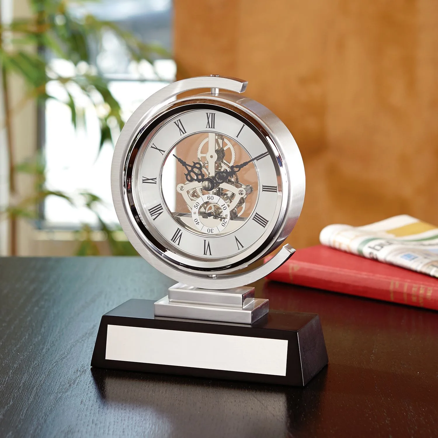 Undulate Skeleton Clock view 2