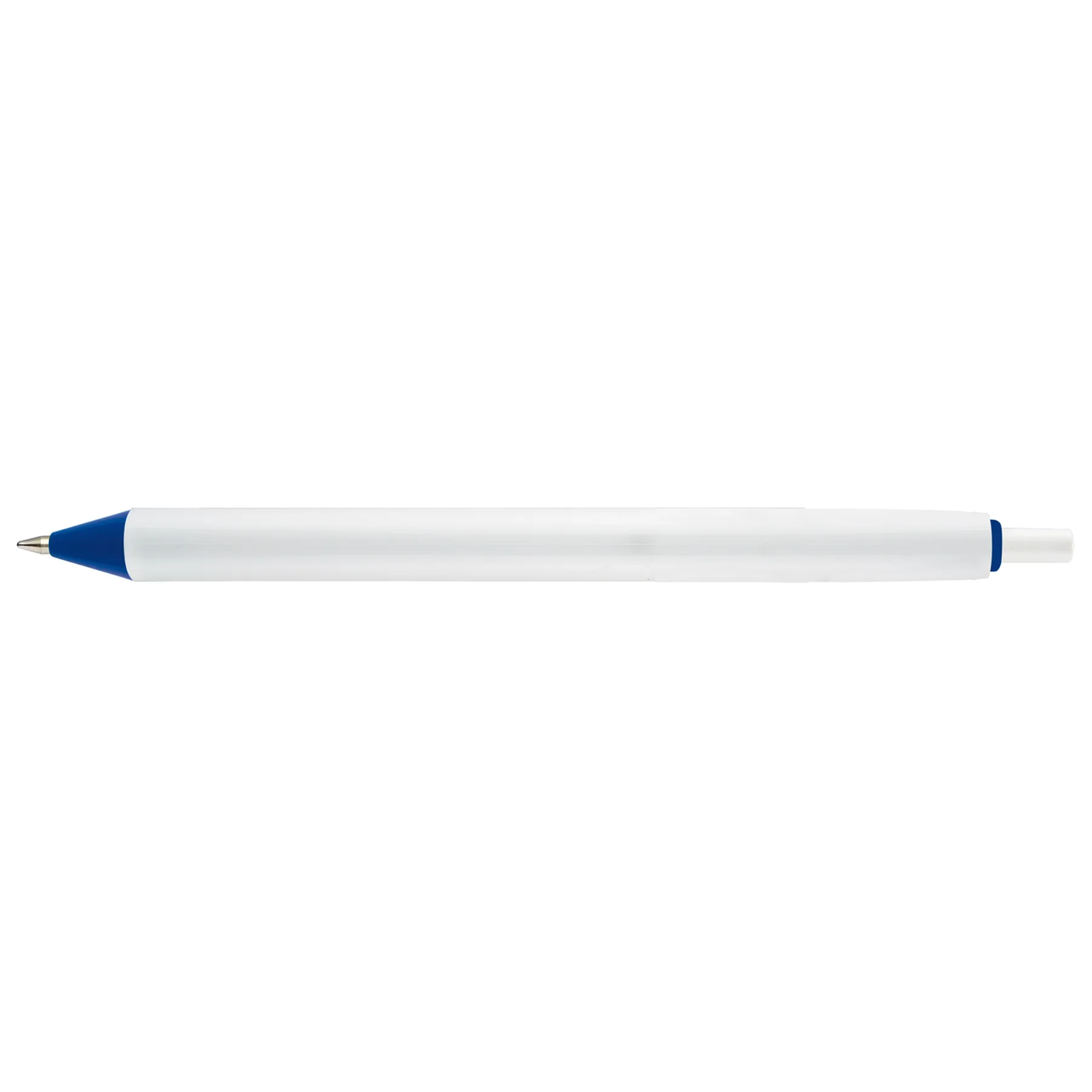White/Blue Blank Back View