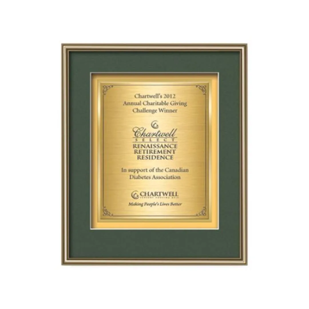 Fenestra Certificate TexEtch - Gold