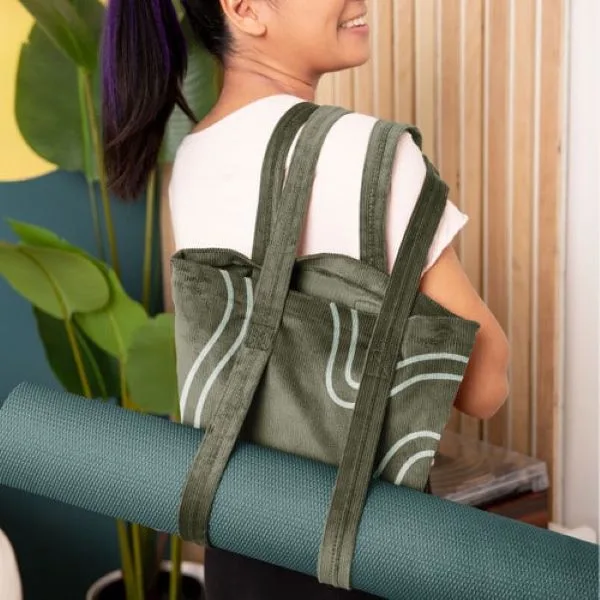 Main Squeeze Corduroy Yoga Tote