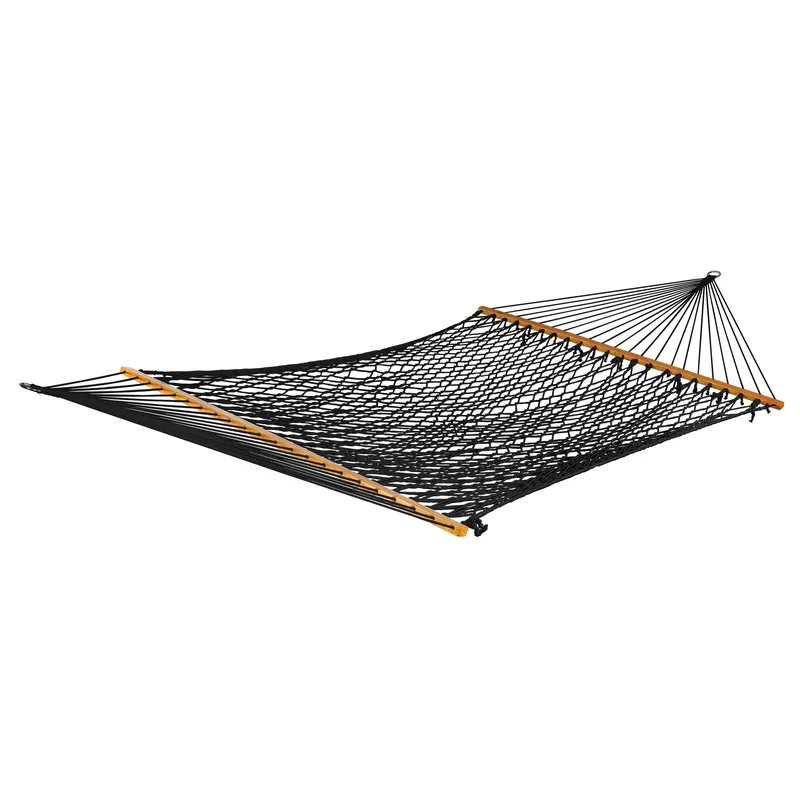 Bliss Hammocks Bliss Classic Cotton Rope Hammock, Black