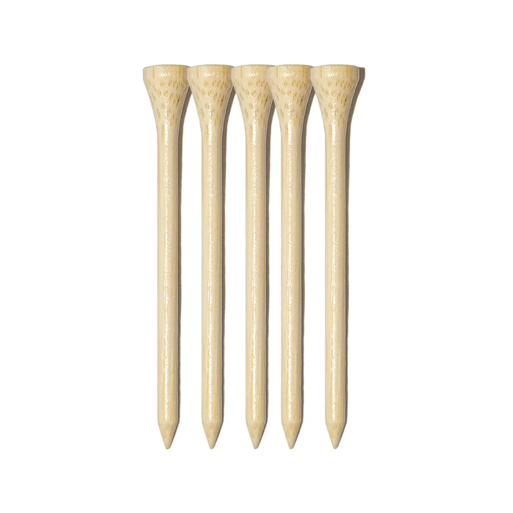 5 Pack of Bamboo Golf Tees view 2