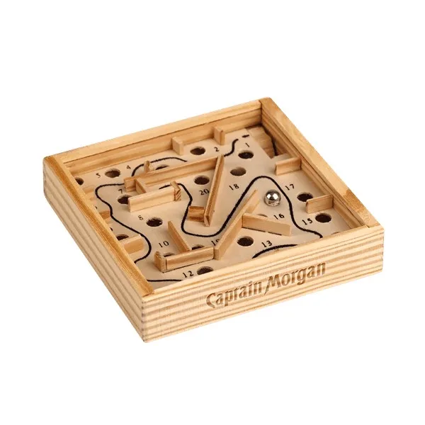 A-Mazing Wood Mini Maze Game view 5