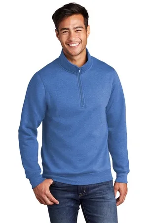 Port & Co™ Core Fleece 1/4-Zip Pullover Sweatshirt view 6