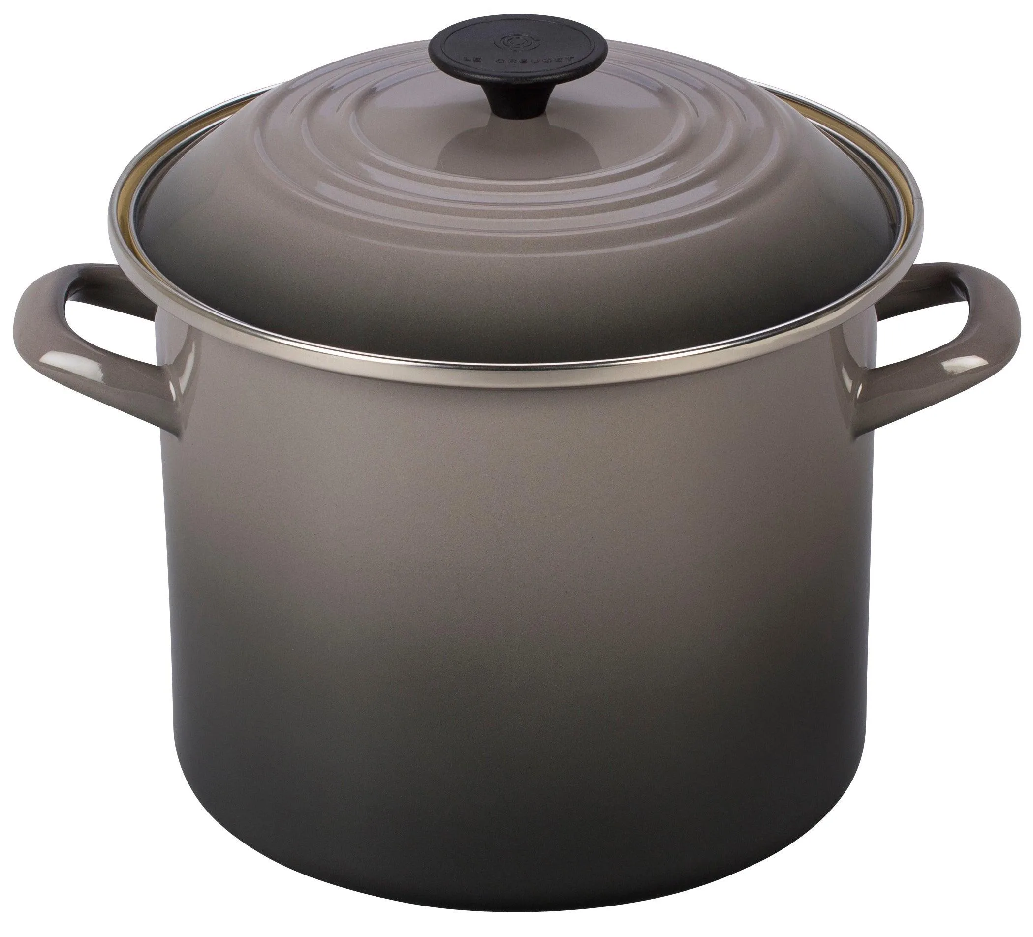 Le Creuset 8Qt Enamel On Steel Covered Stockpot Oyster