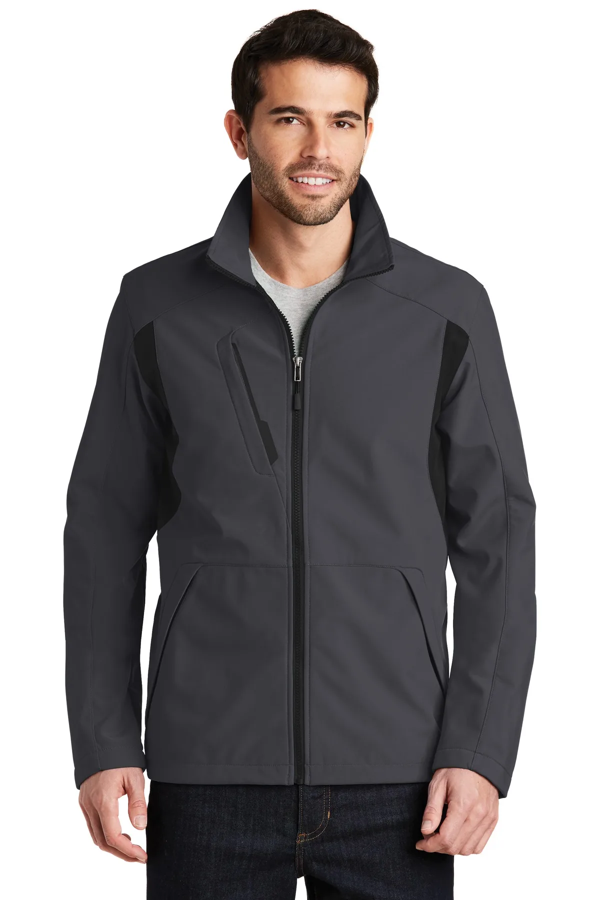 Port Authority® Back-Block Soft Shell Jacket.