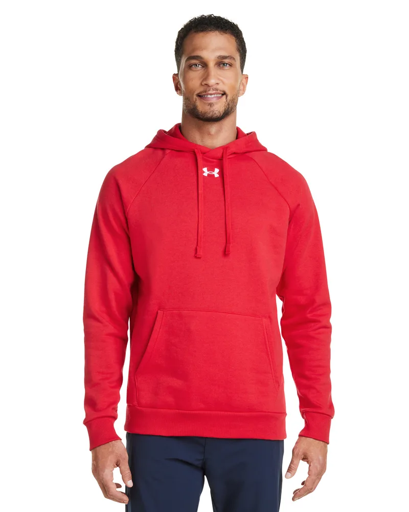 UNDER ARMOUR Men's Rival Fleece Hooded Sweatshirt view 6