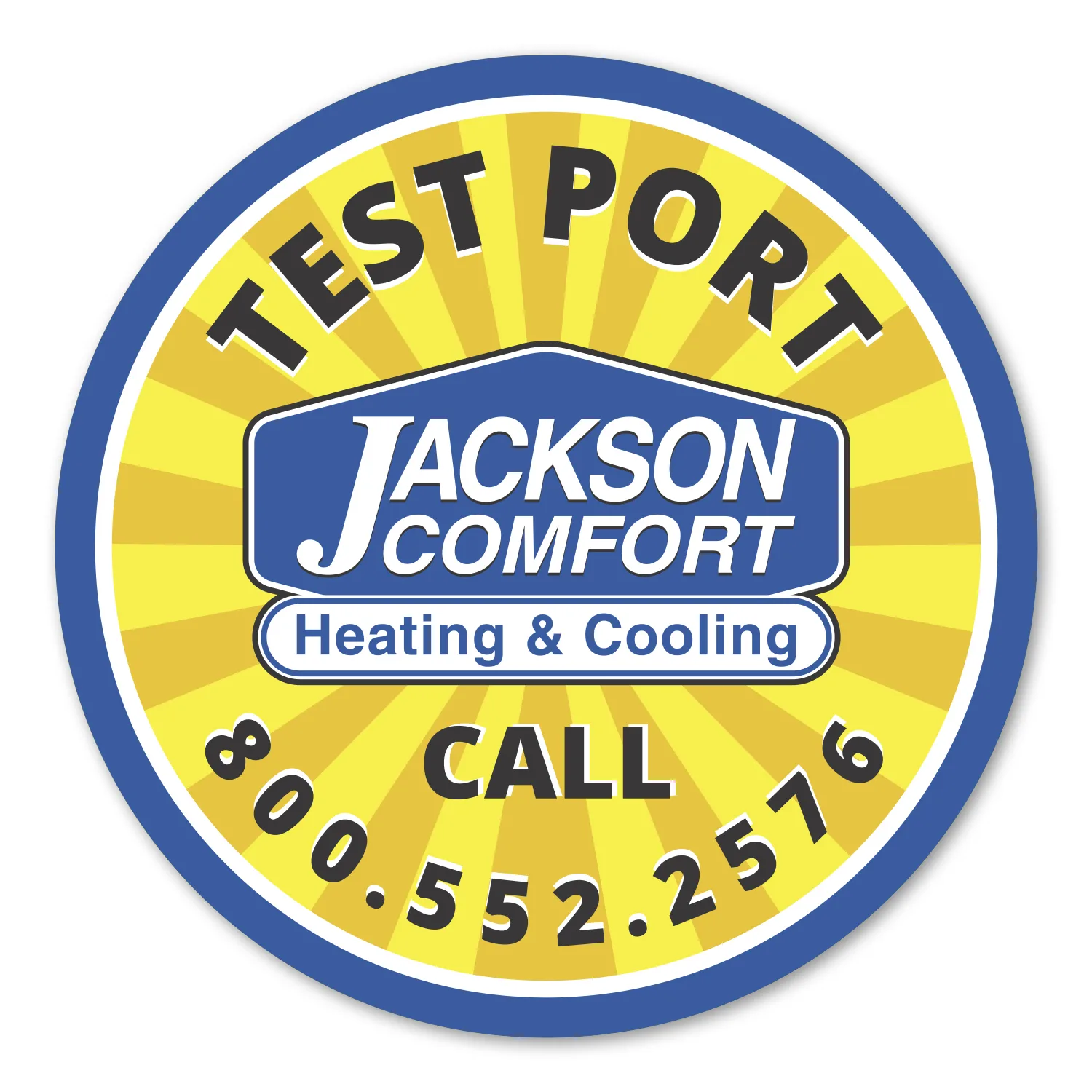 2.5" Circle Removable Label