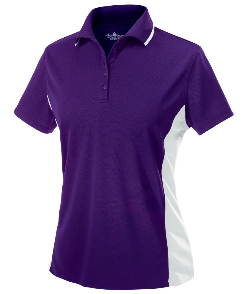 Women's Color Blocked Wicking Polo Shirt view 6