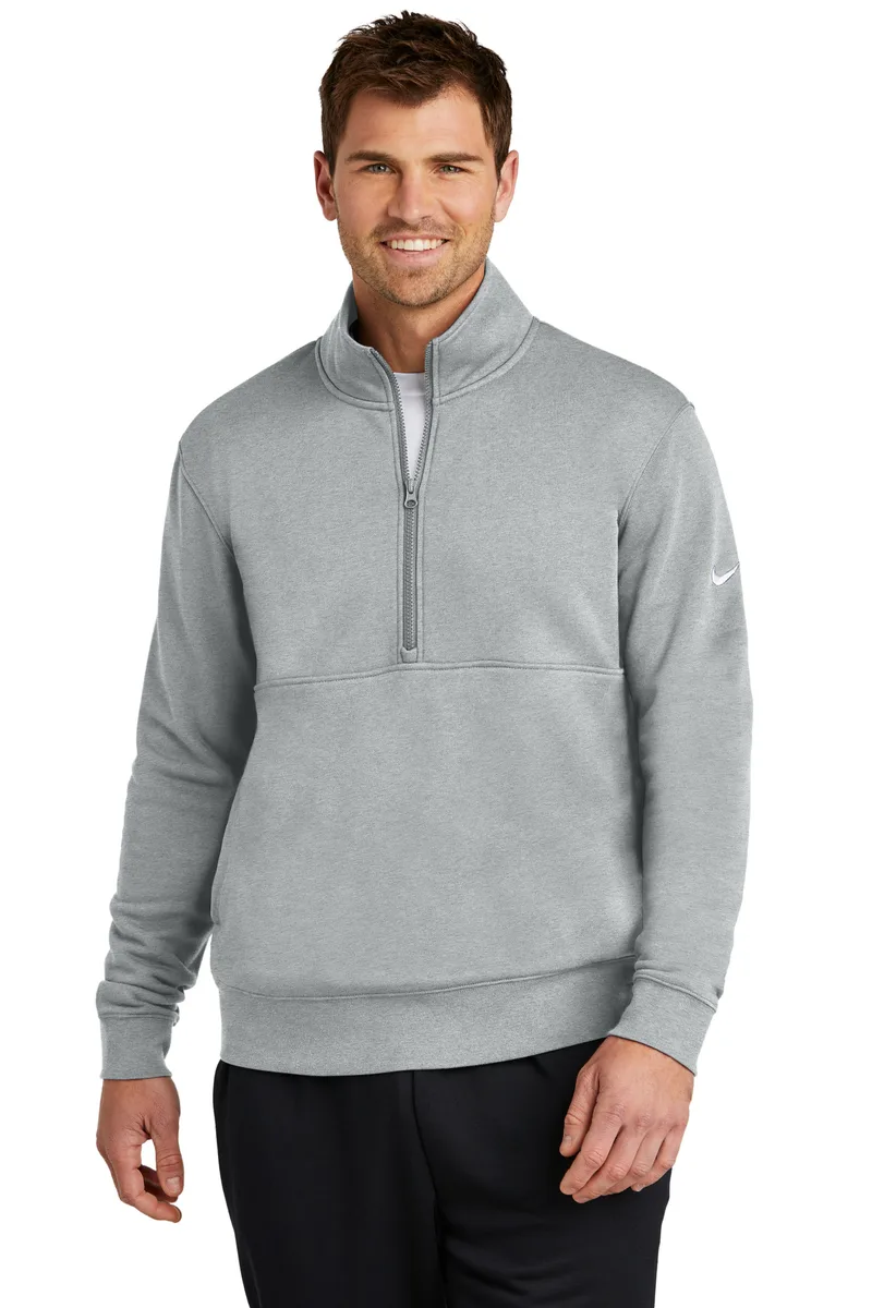 Nike Club Fleece Sleeve Swoosh 1/2-Zip view 2