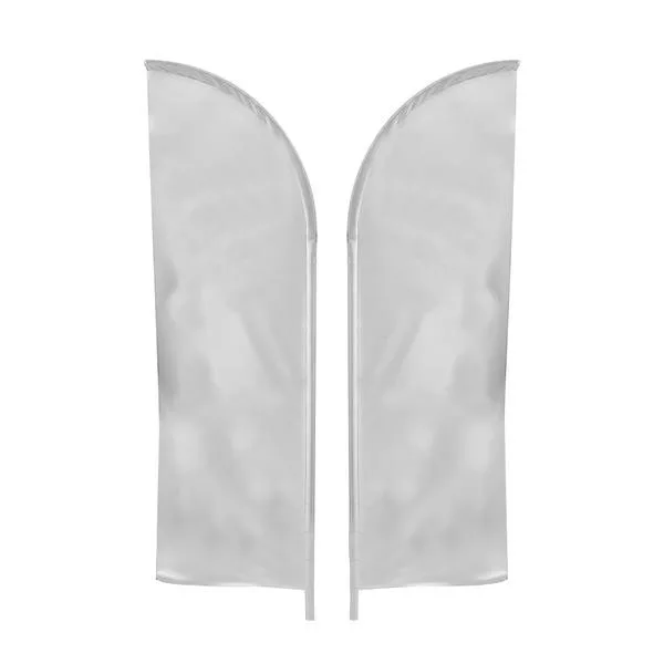 IMPORT 10' Single-Sided Feather Flag with Ground Spike view 2