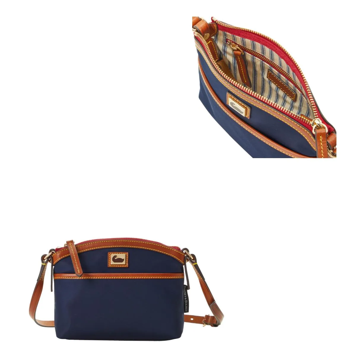 Dooney & Bourke Navy Wayfarer Domed Crossbody