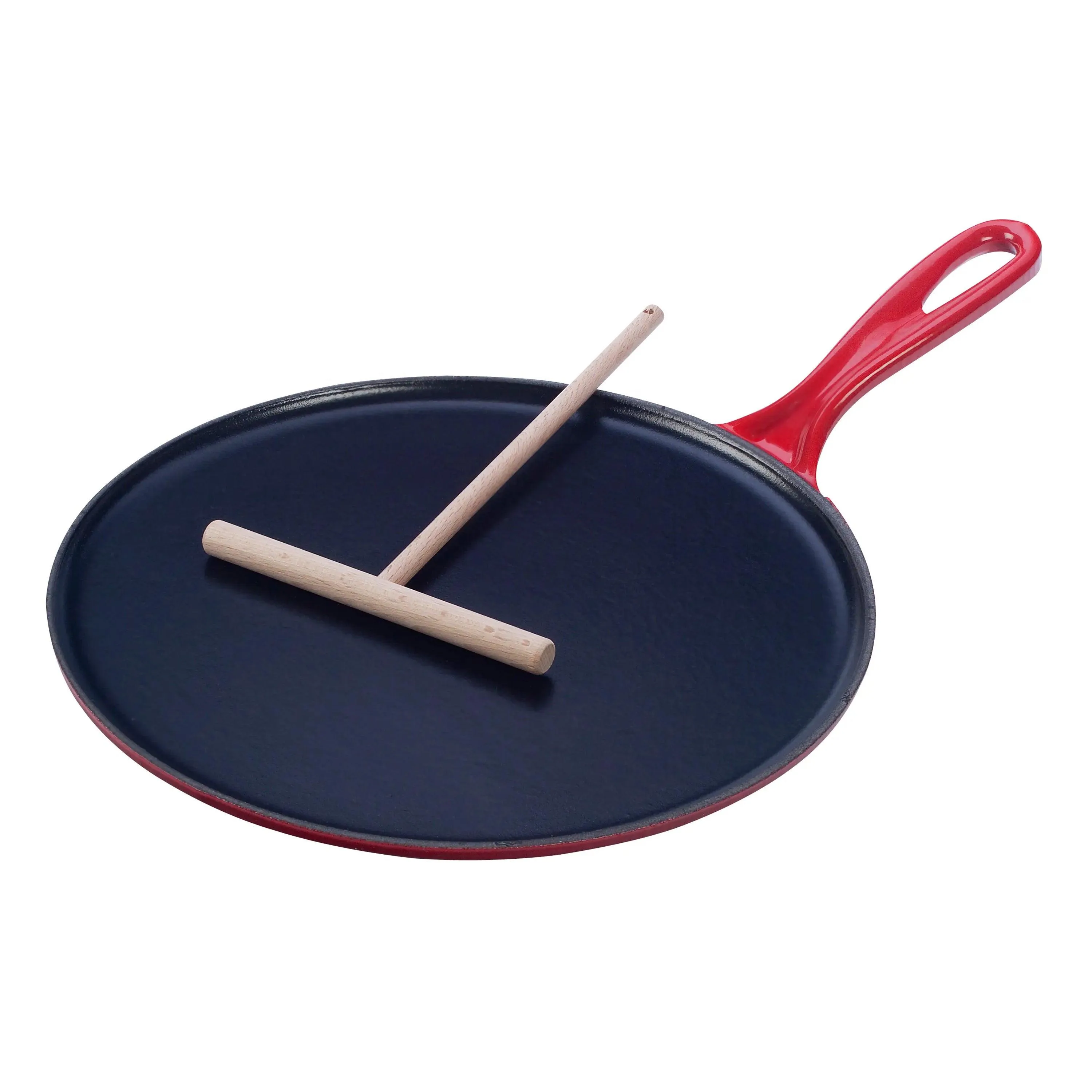 Le Creuset 10.25" Traditional Cast Iron Crepe Pan Cerise