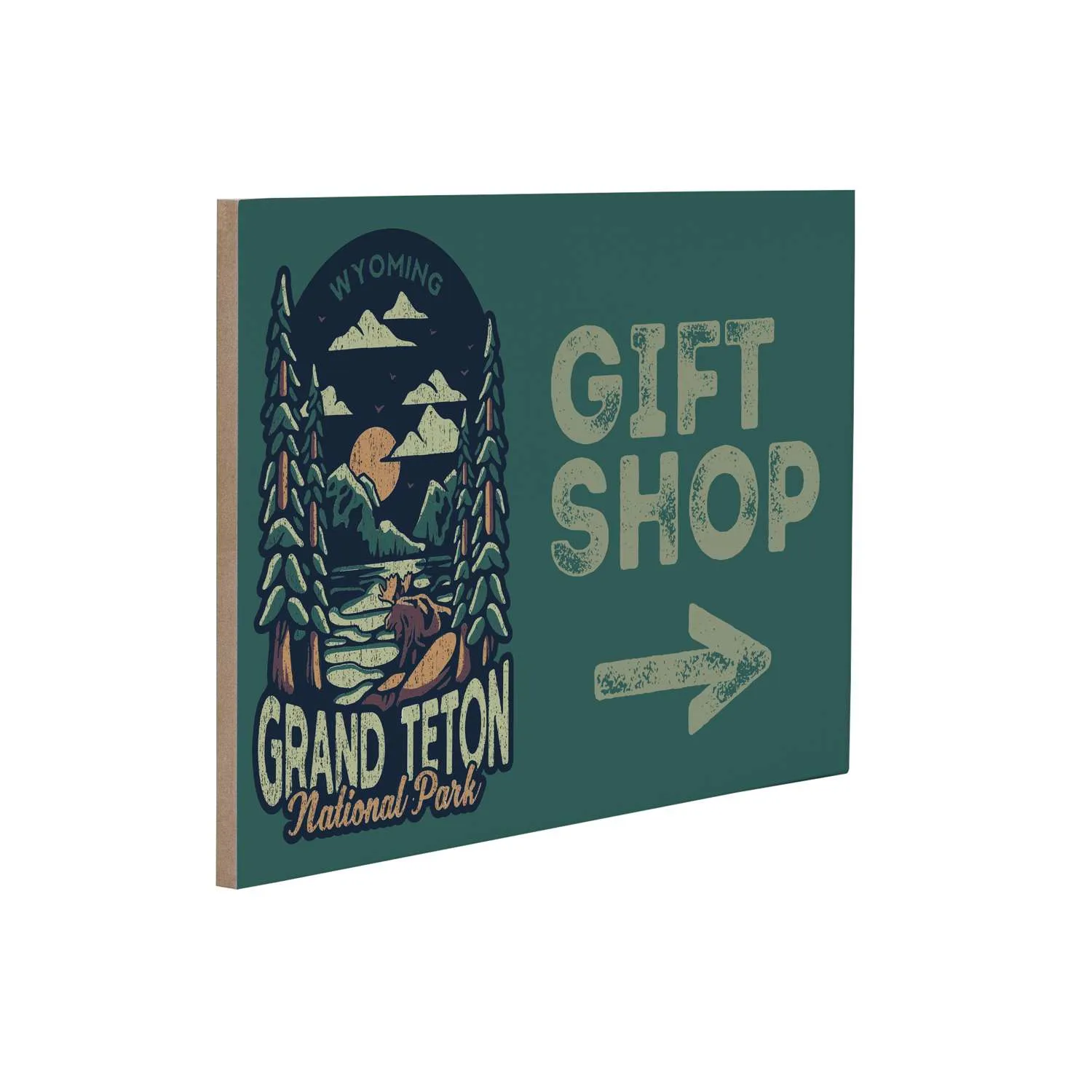 8" x 12" MDF Wood Print