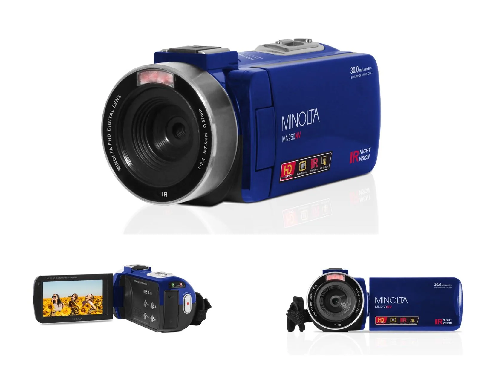 Minolta 1080P Full Hd Night Vision Camcorder