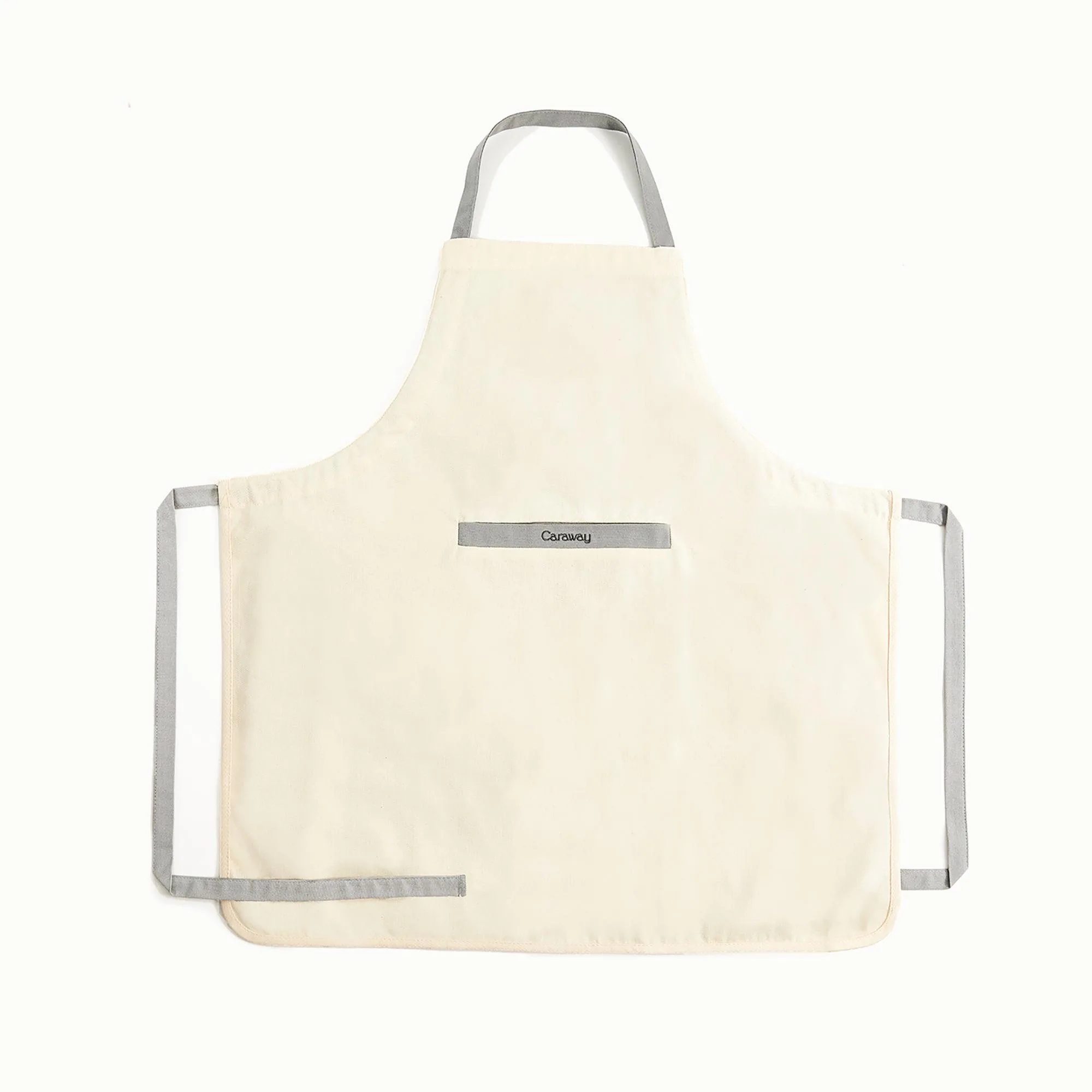 Caraway 2 Pocket Linen Apron Cream