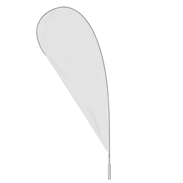 IMPORT 10' Double-Sided Teardrop Flag with Ground Spike view 3