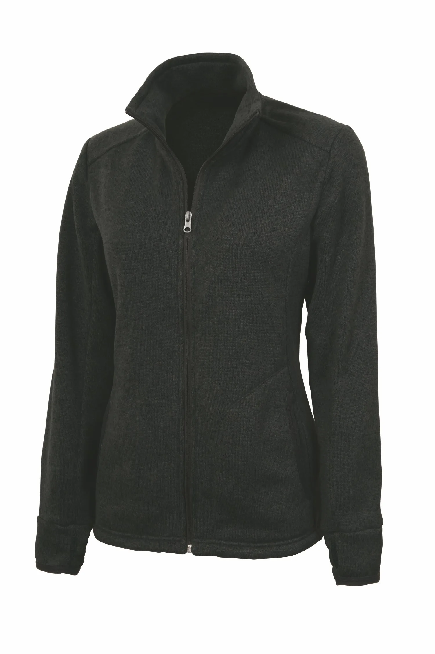 Women's Heathered Fleece Jacket view 5
