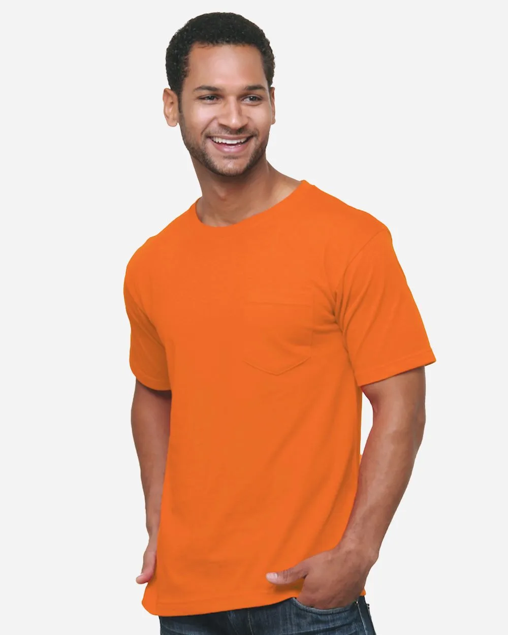 Bayside™ USA-Made Short Sleeve T-Shirt w/Pocket view 2