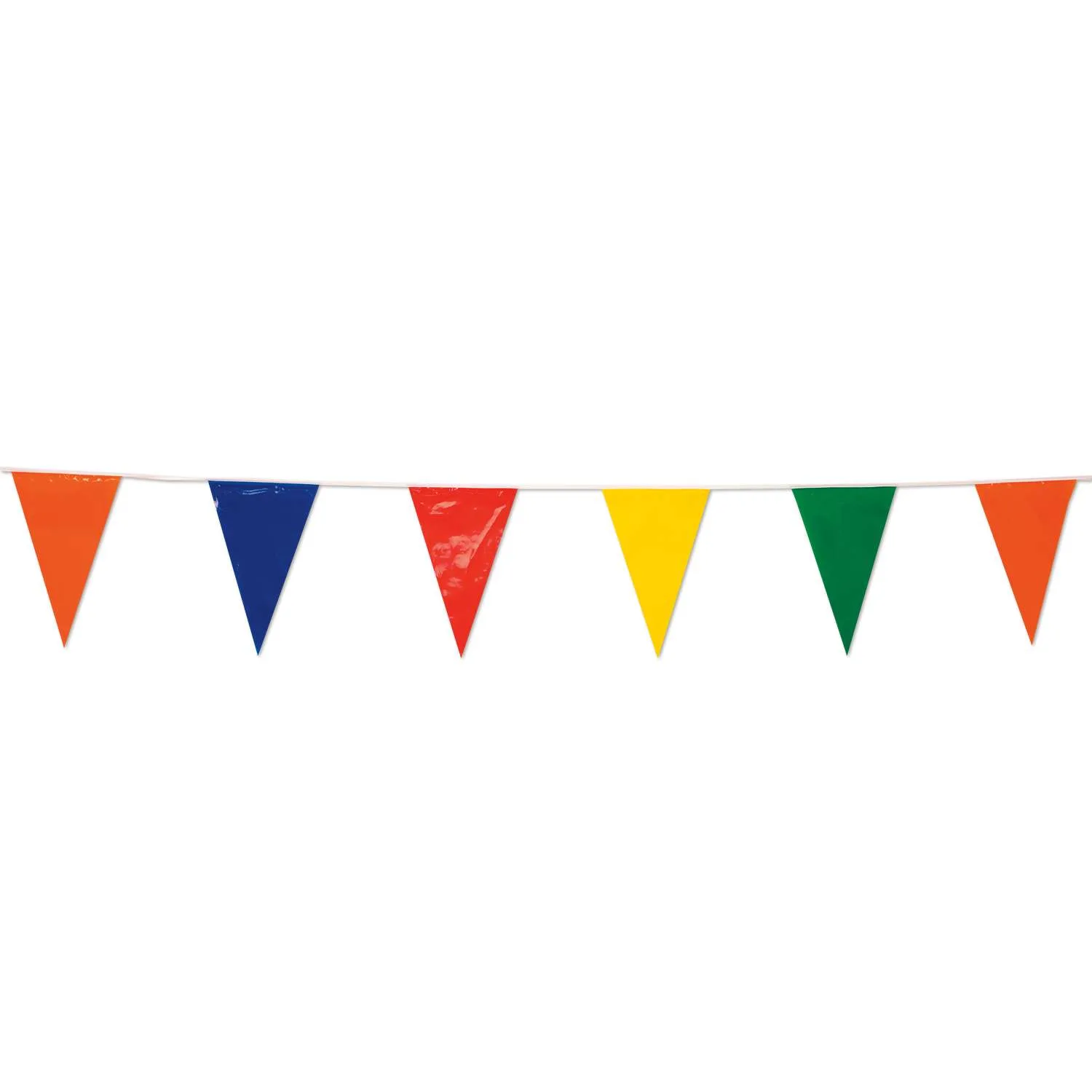 105' Multicolor Pennant String view 2