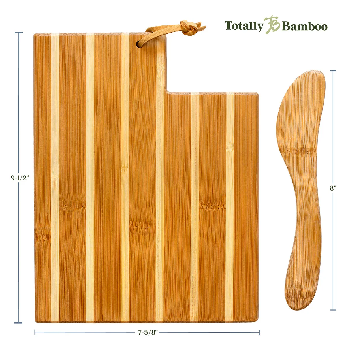 Utah Charcuterie Board with Spreader Knife Gift Set view 6