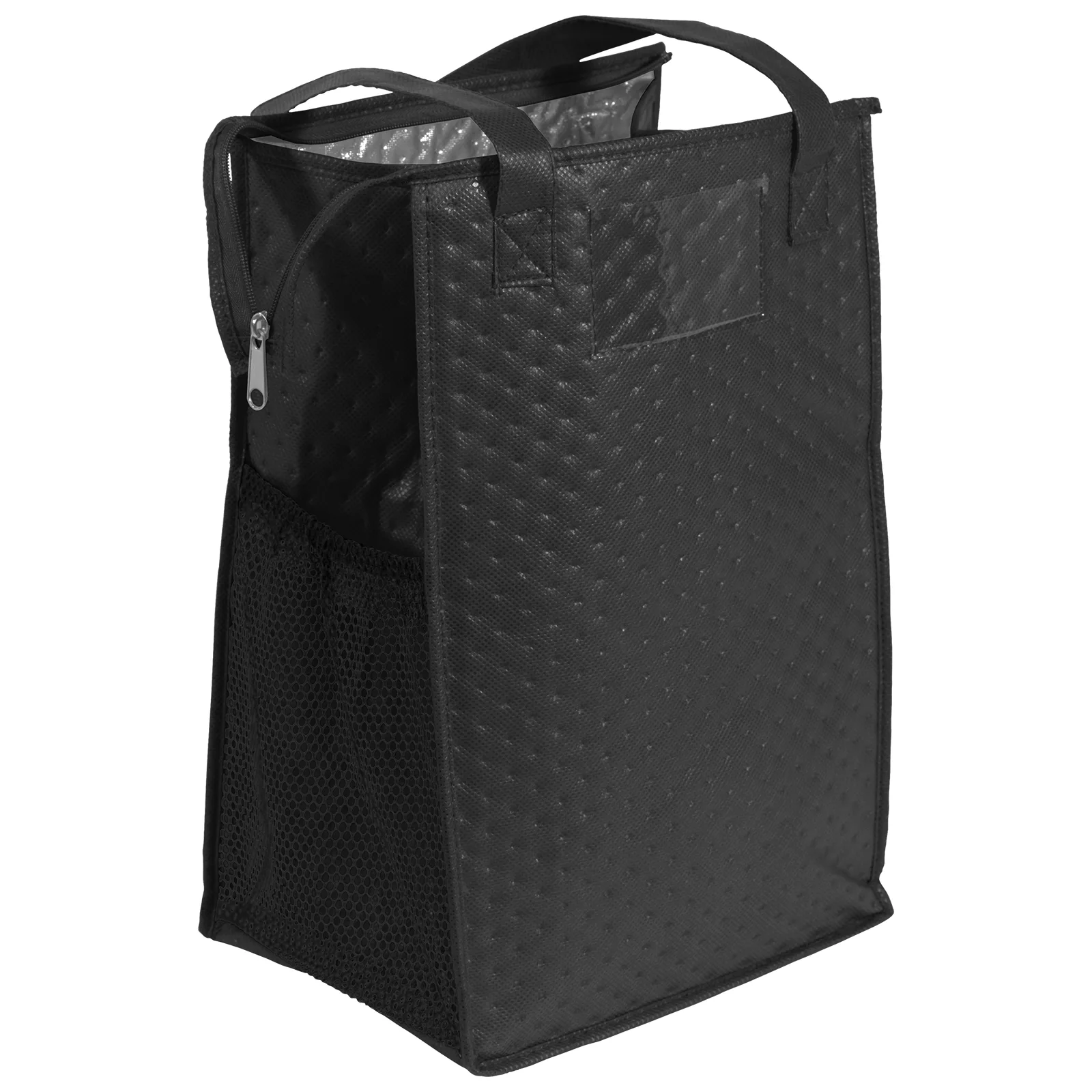 Therm-O-Super Snack™ - Insulated Tote - Sparkle (9" x 7" x 14") — Orange