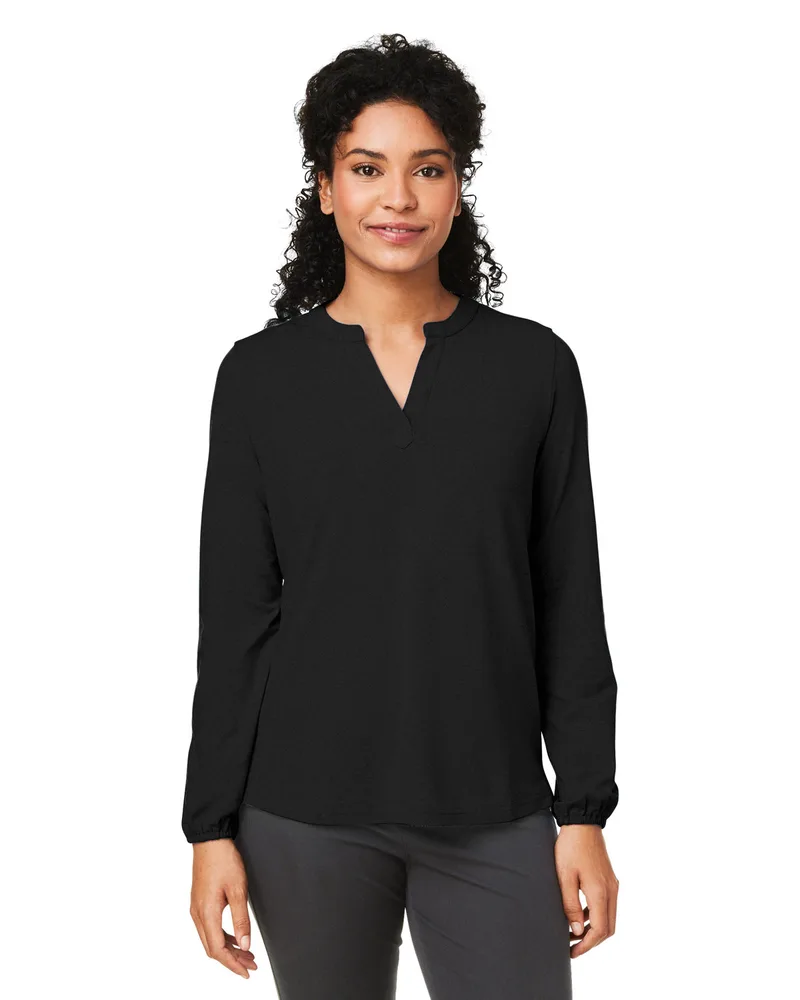 Devon and Jones® Women's Raleigh Half-Placket Knit Top