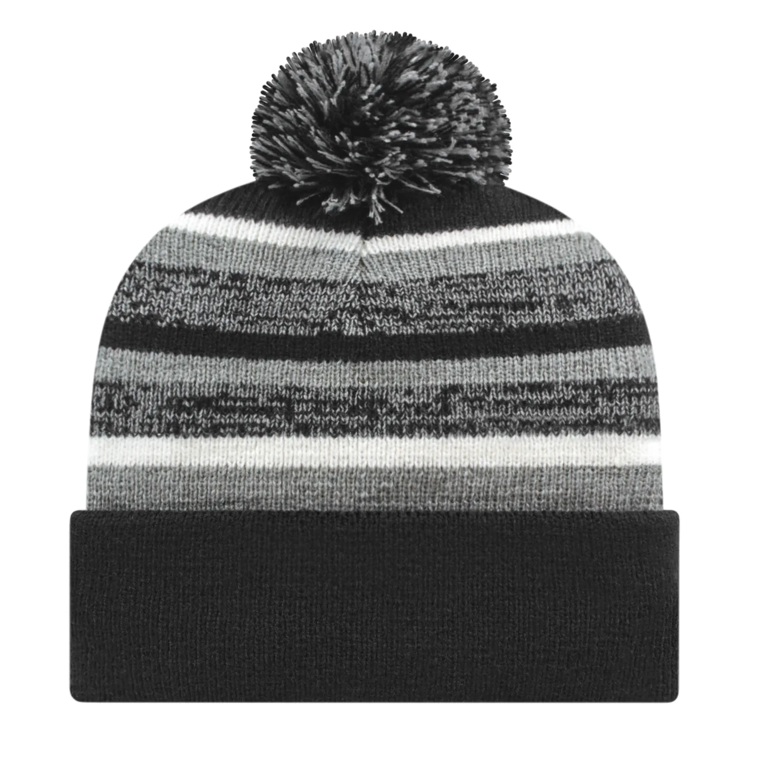 Fleece Lined Knit Cap With Cuff view 3