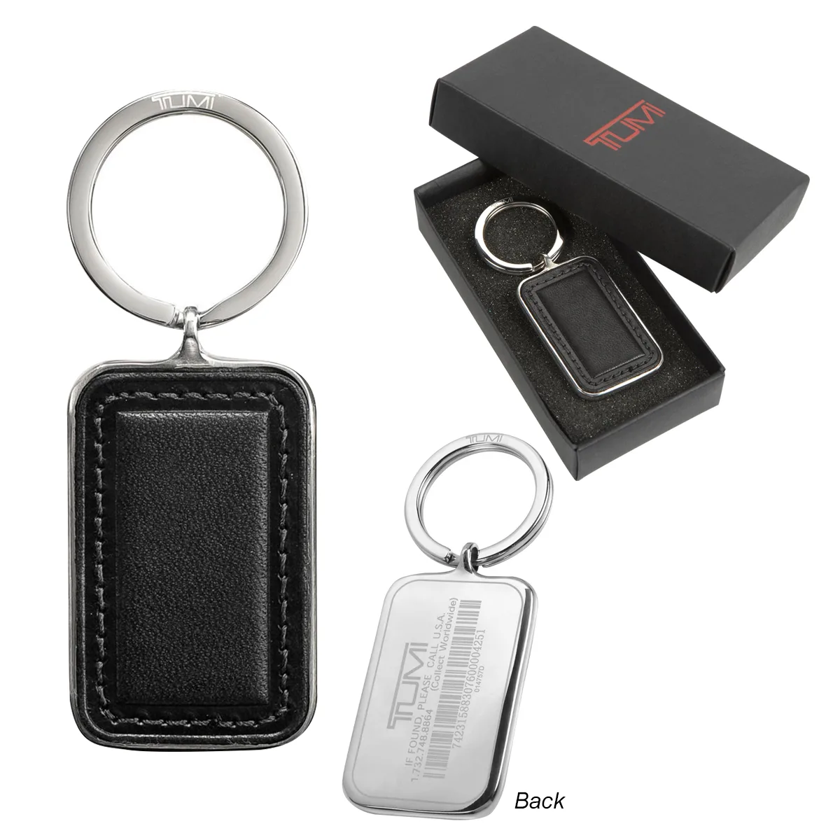 Tumi Alpha Patch Tracer Key Fob view 2