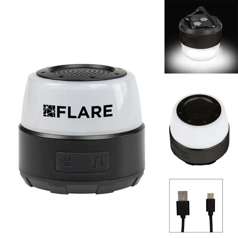 Magnetic Speaker With Emergency Light