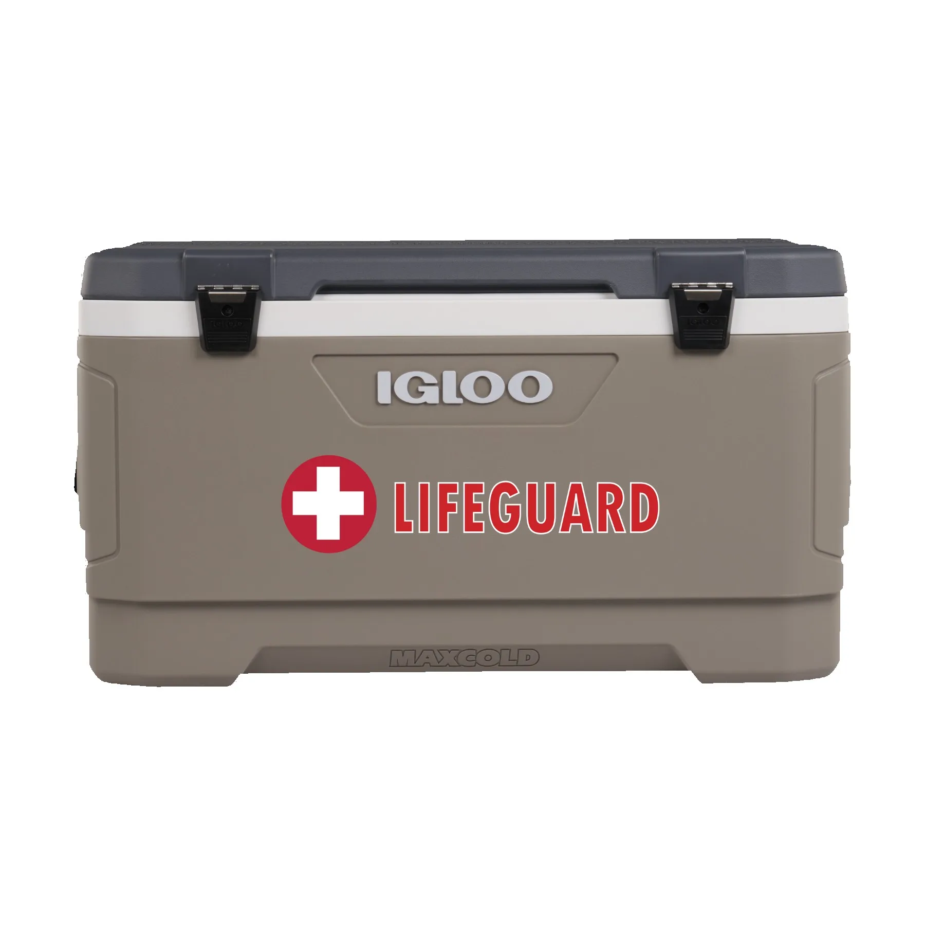 100 Qt. Igloo® Maxcold Latitude Cooler (Sandstone/Carbonite)